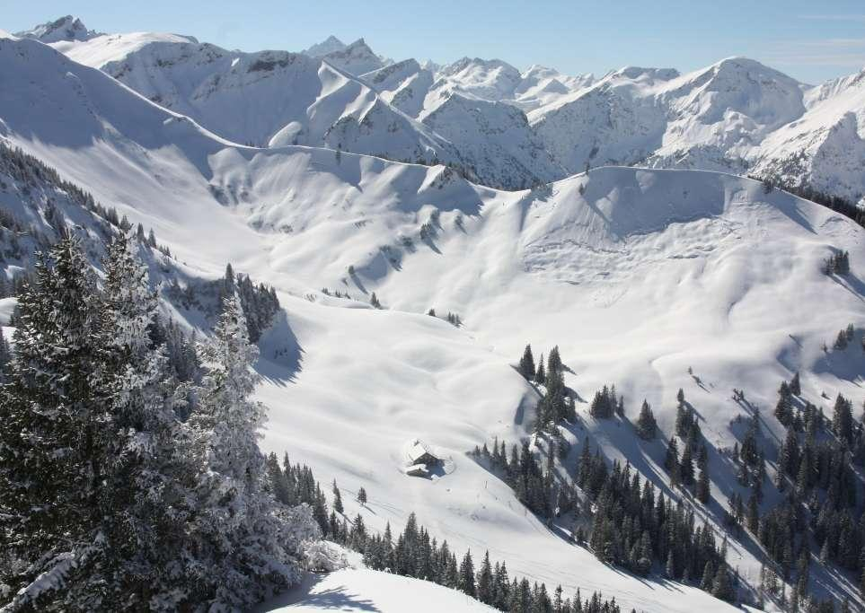 Winterwunderland – Blick vom Balkon